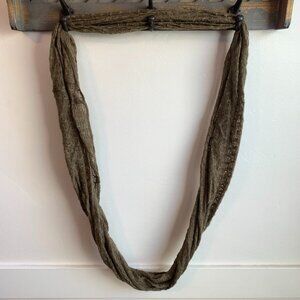 Unknown Brand Brown Knit Infinity Scarf